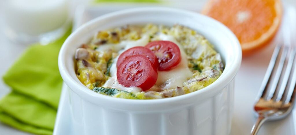 Microwave Egg & Veggie Breakfast Bowl - American Egg Board