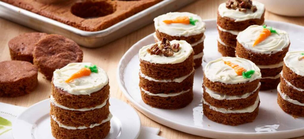 Carrot Cake Mini Stacks with Cream Cheese Frosting - American Egg Board