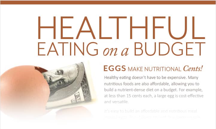 Healthful eating on a budget PDF cover