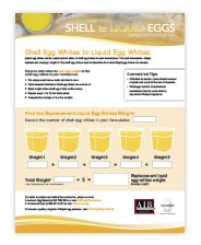 Cover of Shell Egg Whites to Liquid Egg Whites (PDF)