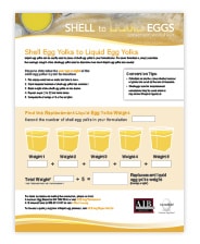 Cover of Shell Egg Yolks to Liquid Egg Yolks (PDF)