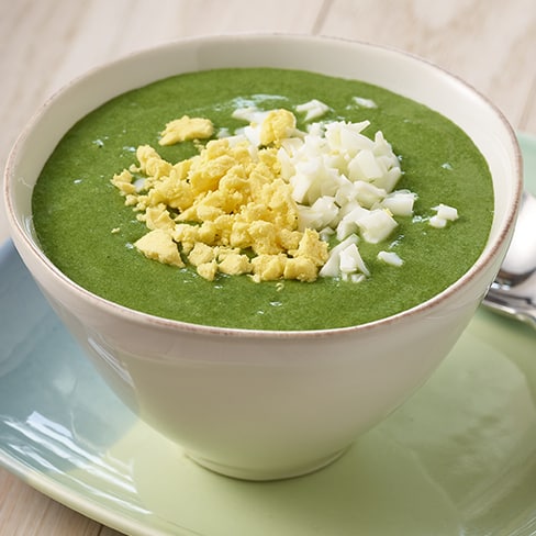 POWER SPINACH BISQUE WITH EGG
