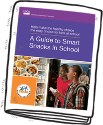 A publication titled Guide to Smart Snacks in School