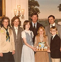 1979 Commemorative Egg presentation