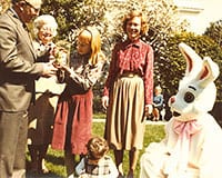 1980 Commemorative Egg presentation